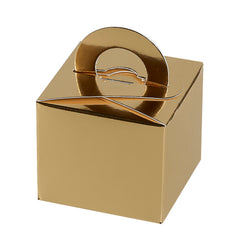 8 choc shiny gold carry box