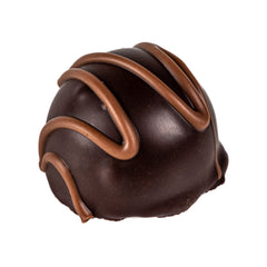 Apricot Fruit Cream - flavoured fondant cream in dark chocolate 13g