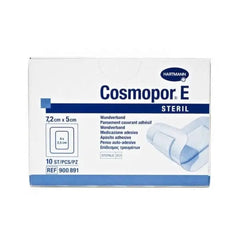 Jag Couture London - New York Hartmann Cosmopor E Steril Absorbent Adhesive Dressing 7,2X5cm 10 Units
