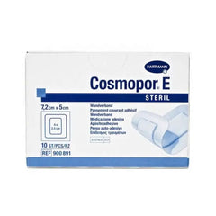 Hartmann Cosmopor E Steril Absorbent Adhesive Dressing 7,2X5cm 10 Units Jag Couture London - New York