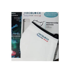 Heiq Viroblock Hygienic Mask Reusable Protection Covid 19 Jag Couture London - New York