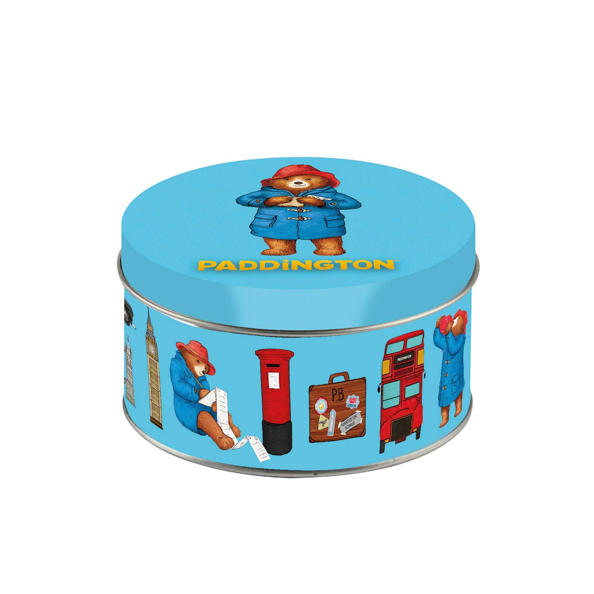 Paddington Bear gift tin of mini chocolate buttons