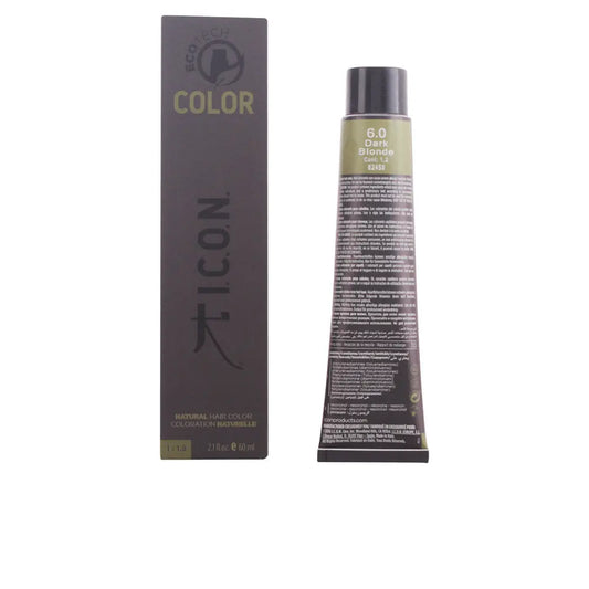 Icon Ecotech Color Natural Hair Color 6 Dark Blonde 60ml Jag Couture London - New York