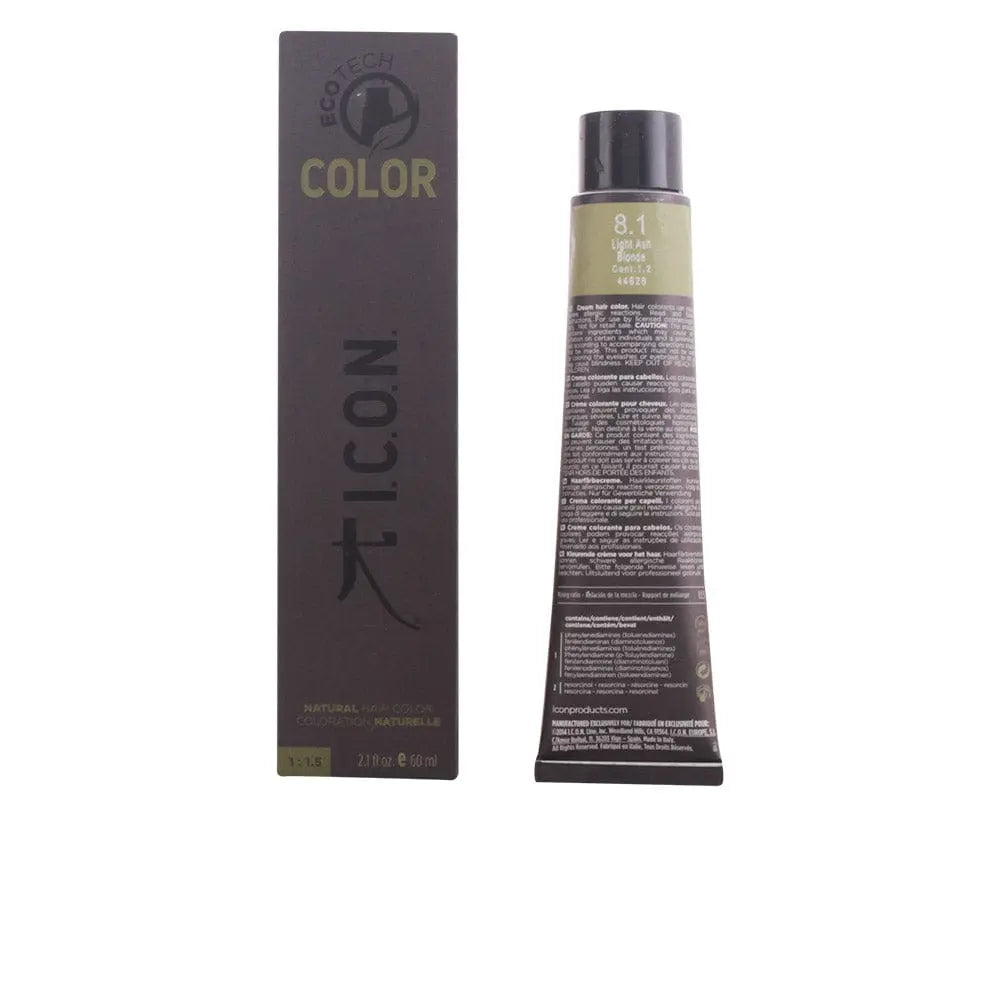 Jag Couture London - New York Icon Ecotech Color Natural Hair Color 8.1 Light Ash Blonde 60ml