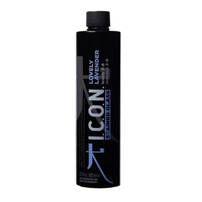 Icon Stained Glass Semi Permanent Hair Color Lovely Lavender 300ml Jag Couture London - New York