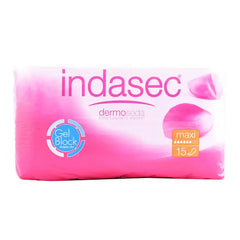 Indasec Dermoseda Compresses Incontinence Maxi 15 Units Jag Couture London - New York