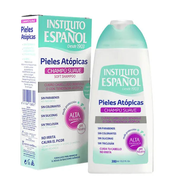 Instituto Español Atopic Skin Soft Shampoo 300ml Jag Couture London - New York