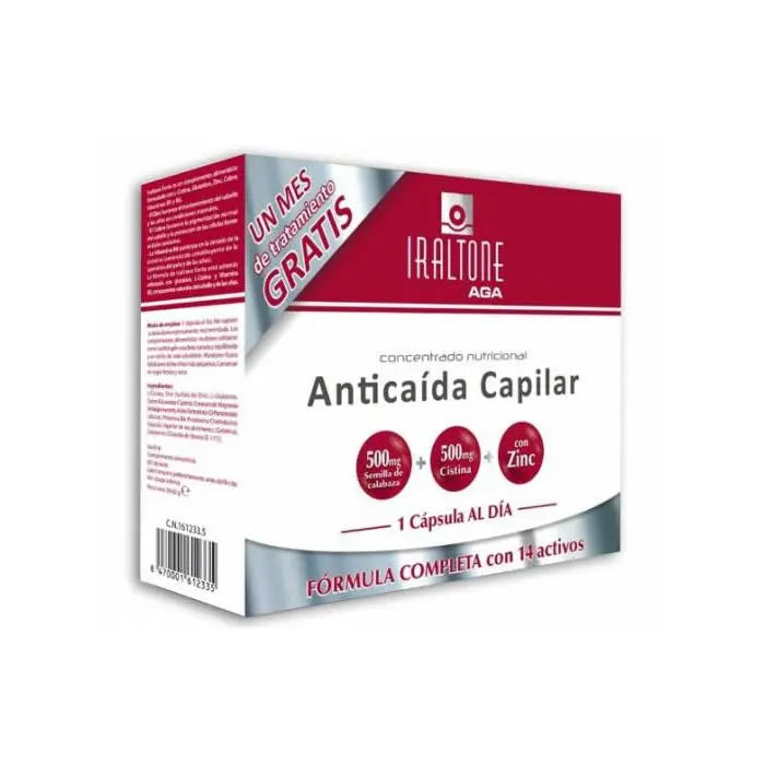 Iraltone AGA Hair Loss 2 x 60 Capsules Jag Couture London - New York