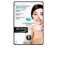 Jag Couture London - New York Iroha Nature Anti Age Cotton Face And Neck Mask Collagen 1 Unit