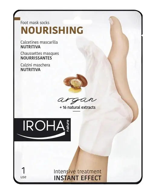 Iroha Nature Argan y Macadamia Nourishing Socks 1 U Jag Couture London - New York