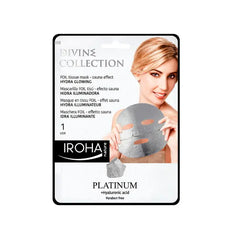 Iroha Nature Platinum Foli Tissue Mask Sauna Effect Glowing 1 Use Jag Couture London - New York