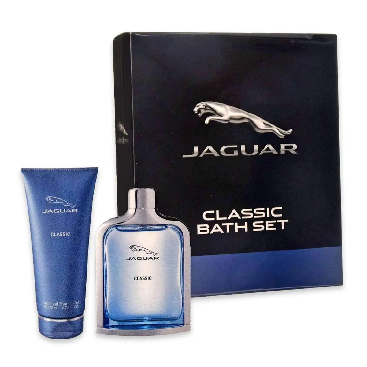 Jaguar Classic Bath Set Eau De Toilette 100ml Spray Gel De Baño 200ml Jag Couture London - New York