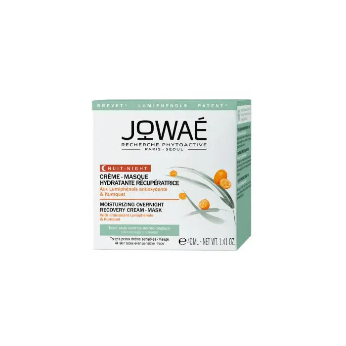 Jowaé Moisturizing Overnight Recovery Cream Mask 40ml Jag Couture London - New York