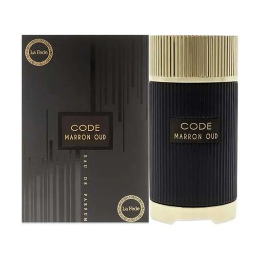 Khadlaj Perfumes La Fede Code Marron Oud Eau De Parfum 100ml - Jag Couture London - New York