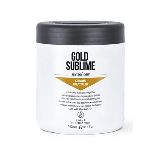 Light Irridiance Gold Sublime Keratin Treatment Mask 1000ml Jag Couture London - New York