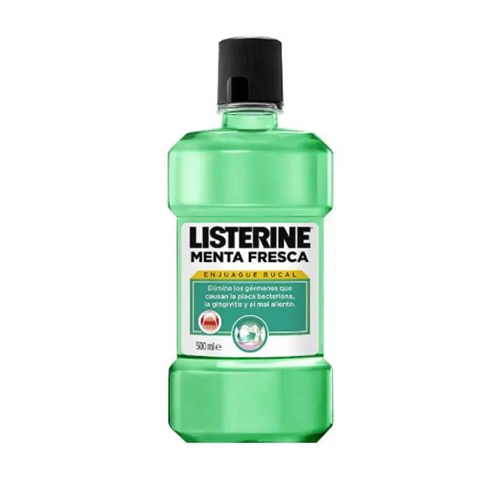 Listerine Fresh Mint Mouthwash 500ml Jag Couture London - New York