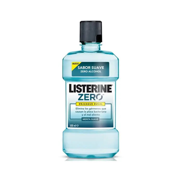 Listerine Zero Alcohol Mouthwash Soft Mint 500ml Jag Couture London - New York