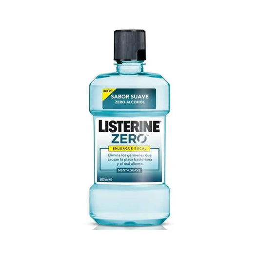 Listerine Zero Alcohol Mouthwash Soft Mint 500ml Jag Couture London - New York