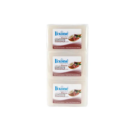 Lixoné Coconut Soap Dry Skin 3x125g Jag Couture London - New York