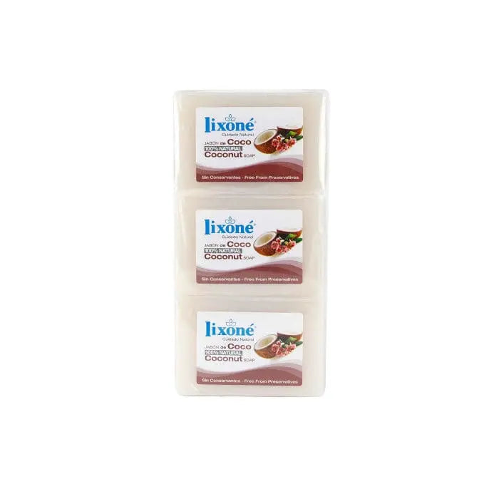 Jag Couture London - New York Lixoné Coconut Soap Dry Skin 3x125g