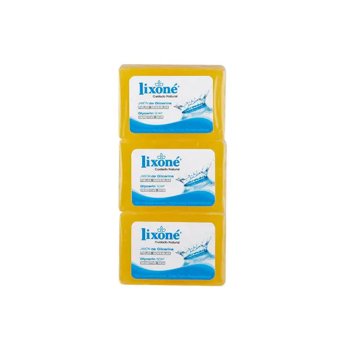Lixoné Glycerin Soap Sensitive Skin 3x125g Jag Couture London - New York