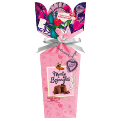 Choccy Scoffy Bouquet gift box of chocolatey flavoured cocoa dusted truffles