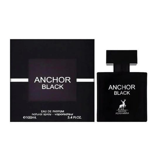 Maison Alhambra Anchor Black Eau De Parfum 100ml Spray Jag Couture London - New York