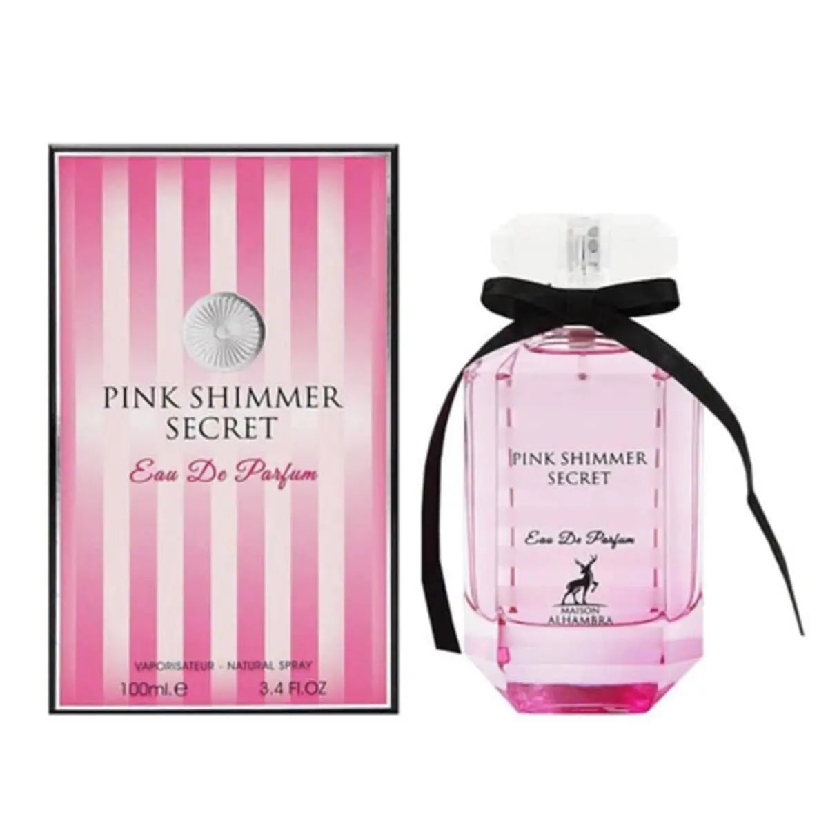 Maison Alhambra Pink Shimmer Secret Eau De Parfum 100ml Spray Jag Couture London - New York