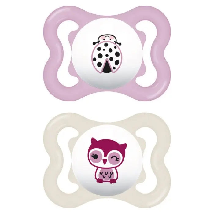 Mam Baby Dummy Perfect Star 0-2 Pink 2U Jag Couture London - New York