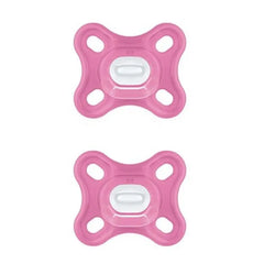 Mam Comfort Pacifier 100% Silicone Pink With Sterilizing Box 2 Units Jag Couture London - New York