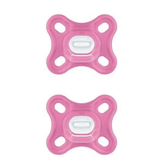 Jag Couture London - New York Mam Comfort Pacifier 100% Silicone Pink With Sterilizing Box 2 Units