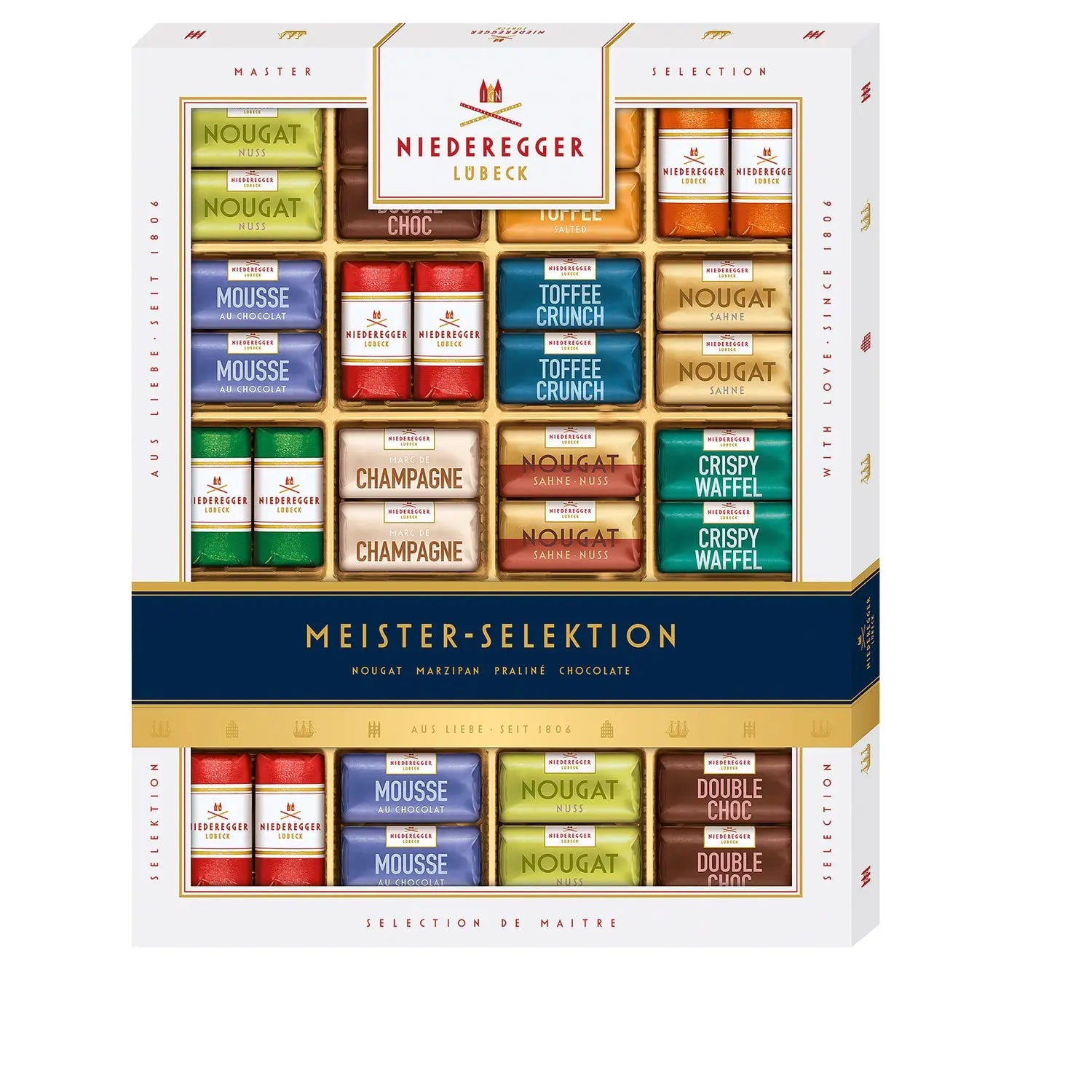 Master Selection of bite sized marzipan, praline and chocolate creations Jag Couture London - New York