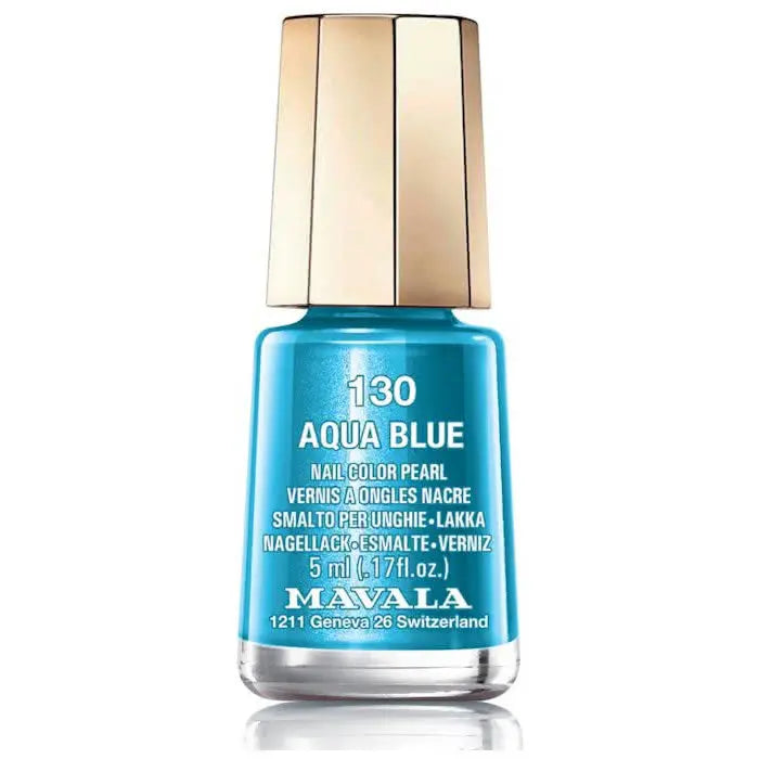 Mavala Nail Polish 130 Aqua Blue 5ml Jag Couture London - New York