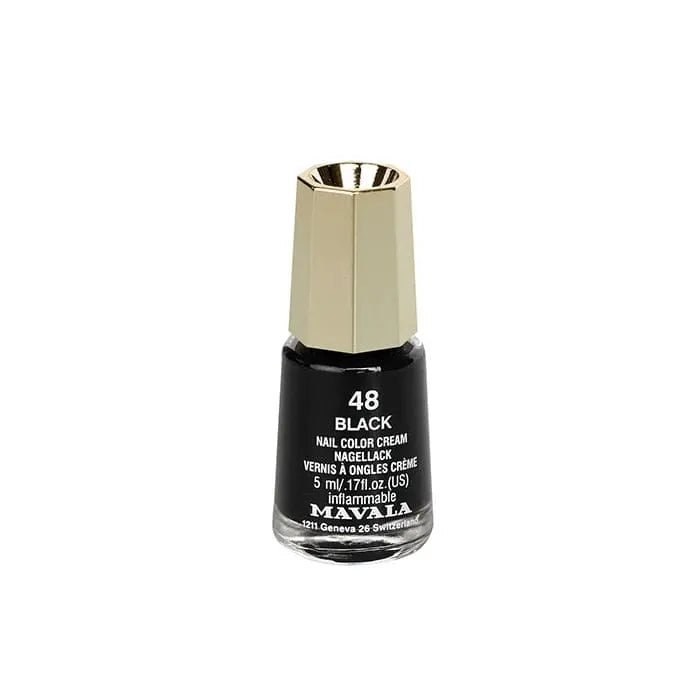Jag Couture London - New York Mavala Nail Polish 48 Black 5ml