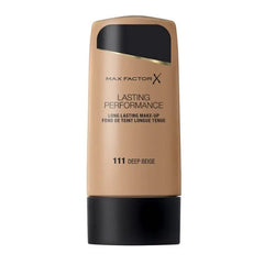 Max Factor Lasting Performance Foundation 111 Deep Beige Jag Couture London - New York
