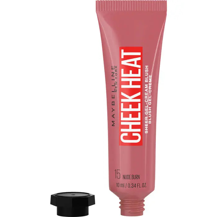 Maybelline Cheek Heat Gel-Cream Blush 15 Nude Burn Jag Couture London - New York