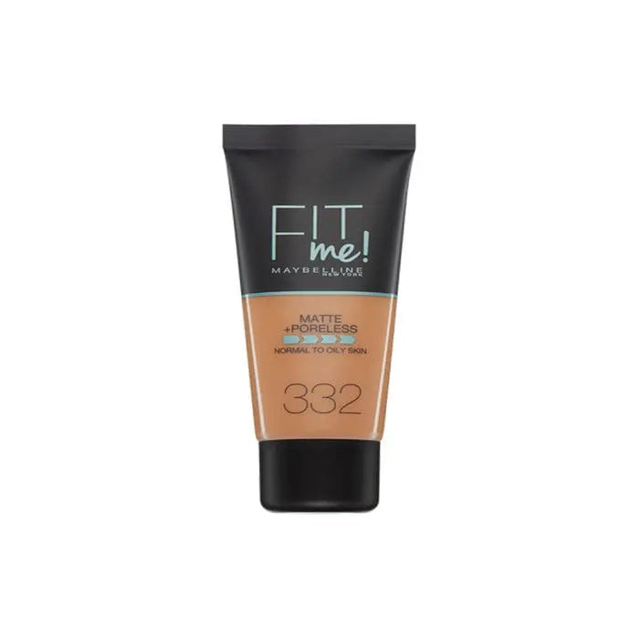 Jag Couture London - New York Maybelline Fit Me Matte + Poreless Foundation 332 Golden Caramel 30ml