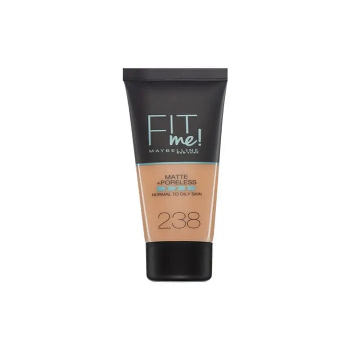 Jag Couture London - New York Maybelline Fit Me Matte &amp; Poreless Foundation 238 Rich Tan 30ml