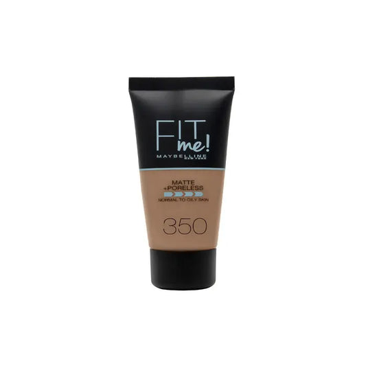 Maybelline Fit Me Matte &amp; Poreless Foundation 350 Caramel Jag Couture London - New York
