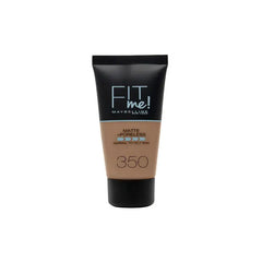 Maybelline Fit Me Matte &amp; Poreless Foundation 350 Caramel - Jag Couture London - New York