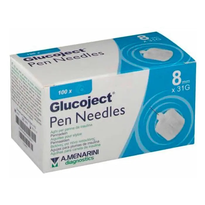 Jag Couture London - New York Menarini Glucoject Insulin Needle 31gx8mm 100 Uds