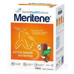 Jag Couture London - New York Meritene Active Senior Nutrition Batido Sabor Chocolate Rico En Fibra 14 Sobres