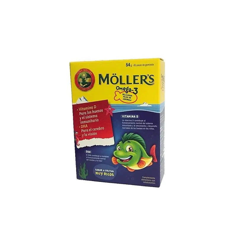 Jag Couture London - New York Moller´s Moller's Omega 3 45 Gummy Fishes
