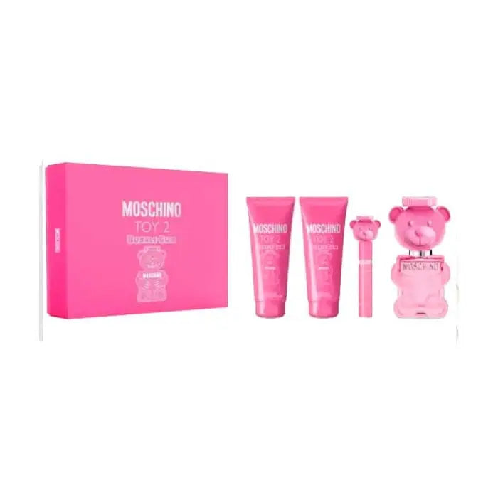 Jag Couture London - New York Moschino Toy 2 Bubble Gum Eau De Toilette Spray 100ml Set 4 Pieces