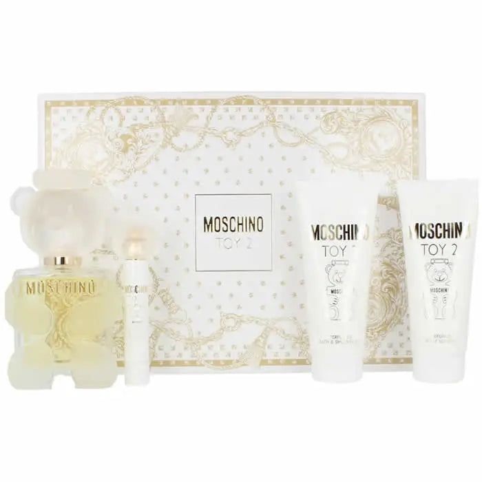 Moschino Toy 2 Eau De Parfum Spray 100ml Set 4 Pieces Jag Couture London - New York