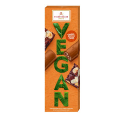 Vegan Brownie - alternative to milk chocolate praline loaves with almond brownie pieces