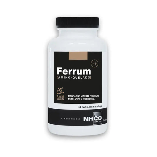 NHCO Ferrum Amino-Chelated 84 Capsules Jag Couture London - New York