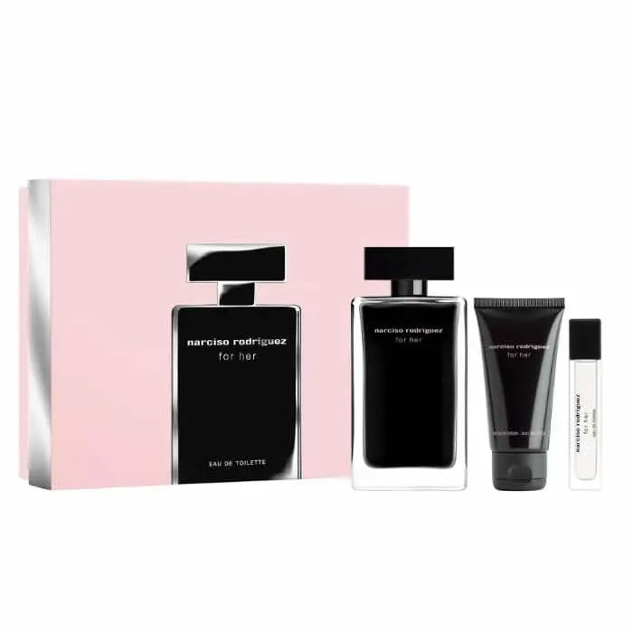 Jag Couture London - New York Narciso Rodriguez For Her Eau De Toilette Spray 100ml Set 3 Pieces