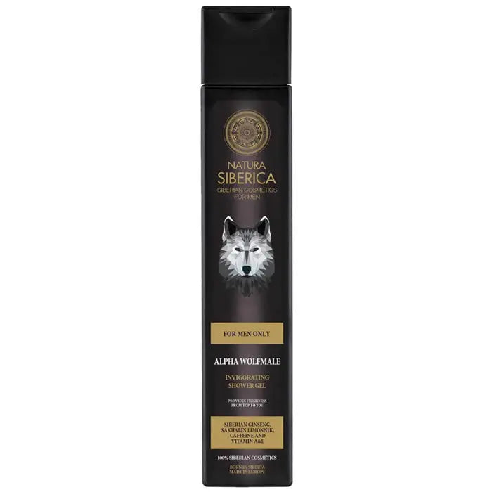 Natura Siberica Alpha Wolfmale Invigorating Shower Gel 250ml Jag Couture London - New York