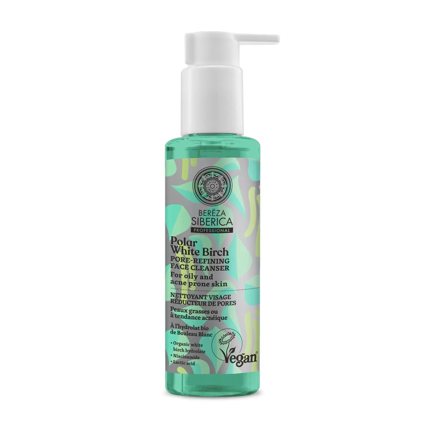 Natura Siberica Bereza Polar White Birch Limpiador Facial 145ml Jag Couture London - New York